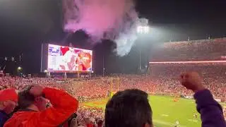 Clemson FSU Night Game at Death Valley