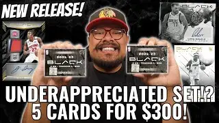 NEW RELEASE: 2022/23 PANINI BLACK BASKETBALL HOBBY BOX! IS THE PRICE WORTH THE RISK!?