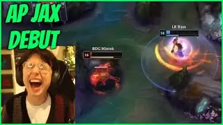 Caedrel Reacts To Baus AP Jax Solo Killing Ambessa In Competitive Game