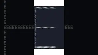 #Shorts🔥 #Java_Pattern_Program👨&zwj;💻 Print Alphabet ( E ) Using for loop in java language.