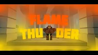 THE BEST THUNDER FLAME BUILD (flashing lights by kanye)