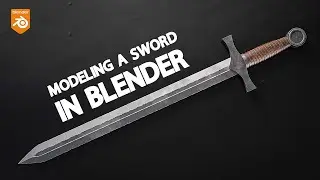 How to model a sword in Blender