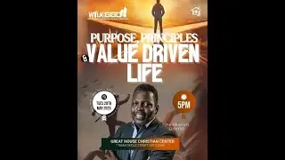 WALK WITH GOD SERVICE || PURPOSE, PRINCIPLES & VALUE DRIVEN LIFE || PASTOR SEGUN ODUYEBO