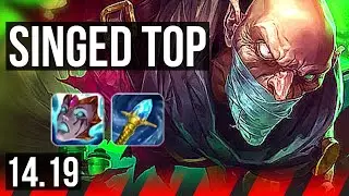 SINGED vs FIORA (TOP) | 4/2/11 | EUW Master | 14.19
