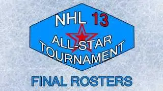 NHL 13 YouTube All-Star Tournament Final Rosters and Stream Info