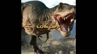 T rex vs human technology