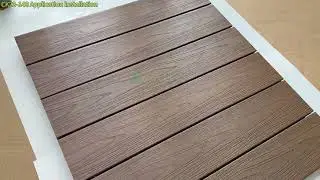 Install wpc co-extrusion decking