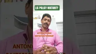 LIC POLICY MATURITY #lic #maturity