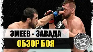Рамазан Эмеев - Давид Завада I ОБЗОР БОЯ на UFC on ABC 1