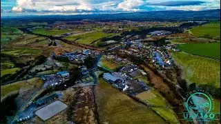 Aerial Drone Flight of Barrmill, North Ayrshire, Scotland