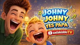 Johny Johny Yes Papa 👶🍭@sadakiddoTv_13  ‎⁨#JohnyJohnyYesPapa #NurseryRhymes#KidsCartoon#BabySongs