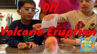 How to Make A Volcano Explosion! Kids Science Experiments with the T&T Duo