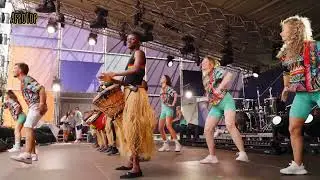 Zumba & афрошоу на фестивале DDX Fitness Fest в Москве