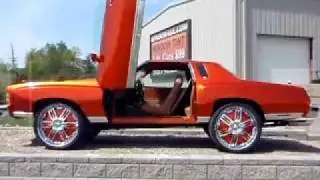Candy Paint Monte Carlo SS on 26's, Lambo doors, Spade Kreations