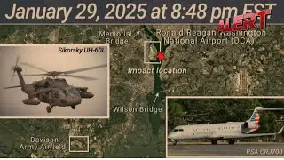 NTSB заявляет, что причиной столкновения самолета American Airlines и армейского вертолета стали ...