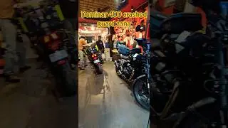 Zana crash guard in dominar 400 #trending #youtubeshorts #viralvideo #video #shorts #skate #vlog