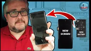 Смартфон Google PIXEL 7a с разбитым экраном и вздувшейся батареей | Можно ли это починить?