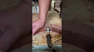 Semi round wood jointing process #satisfying