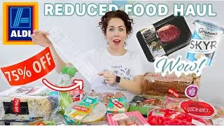 Aldi REDUCED FOOD Only Haul! Huge Discounts! Red Sticker Reductions at Aldi (UK) 2021