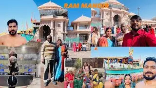 Visiting first time Ayodhya Ram mandir ❤️ || @AapkiAyodhya @Noobinsaan7