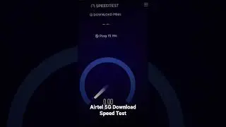 Airtel 5G Speed Test #airtel #5g #apple #poco
