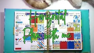Plan With Me | EC Horizontal #teamhorizontal #eclifeplanner #erincondren #pwm