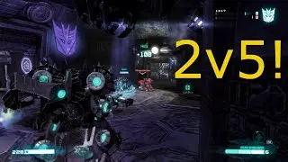 Transformers Fall of Cybertron Dominating in a 2v5!