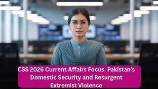 CSS 2026 Current Affairs Focus. Pakistan&rsquo;s Domestic Security and Resurgent Extremist Violence