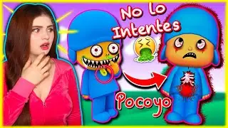 ❌ JAMÁS JUEGUES TALKING POCOYO a las 3:00 A.M!! 😰😱 *Le quité la cremallera y explot0*
