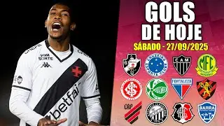 ⚽ TODOS OS GOLS DESTE S&Aacute;BADO 27/09/2025 - GOLS DE HOJE, BRASILEIR&Atilde;O S&Eacute;RIES A,B,C E D