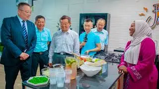 QI Group and Startimes welcomed H.E. Mr. Xu Lejiang and his esteemed delegation to QI studios.