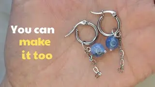 How to Make Natural Stone Earrings at Home | DIY Jewelry