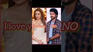 Tamil hot actress propose 🌹 Vijay Thalapathy 😍. #thalapathy #shorts #trending #propose #actor
