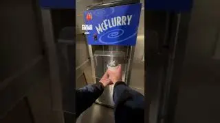 Guy mixes his own McFlurry 😂🍦          🎥: Collab