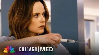 Lenox Tranquilizes Threatening Patient | Chicago Med | NBC