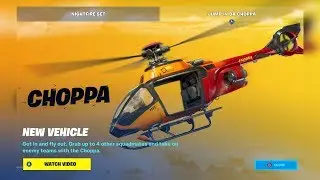 New Choppa trailer in Fortnite