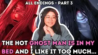 Hot Ghost Man Confesses His Love?! | PART 3 HOMICIPHER ALL ENDINGS | Horror Dating Sim Game