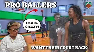 PRO BALLERS WANT THEIR COURT BACK | ALUMNI VS CURRENT HOOPERS