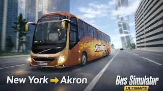 New York to Akron Bus Journey | Bus Simulator Ultimate Gameplay