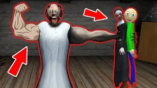 Granny Strong vs Baldi vs Evil Nun - funny horror animation parody (part 26)