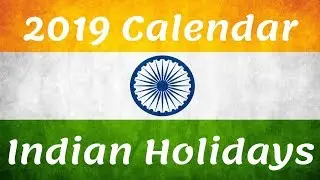 Indian Calendar 2019 With Holidays, Festivals | Bhartiya 2019 Tyohar Calendar
