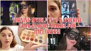 Turning myself into Katherine from the Vampire Diaries for halloween! #halloween #vampirediaries