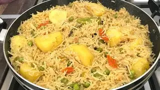 Alo Matar Ka Pulao Recipe | Khushbudar Matar Pulao Recipe | Winter Special Pulao