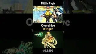 Millia Rage Overdrive Winger Guilty Gear Xrd Rev 2