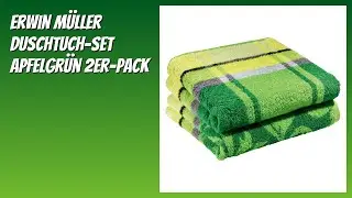 BEWERTUNG (2025): Erwin M&uuml;ller Duschtuch-Set apfelgr&uuml;n 2er-Pack. Infos