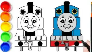 How to draw Thomas the Tank Engine | Drawing Thomas The Train