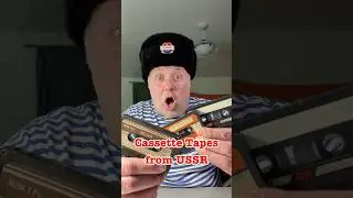 Cassette Tapes from USSR #crazyrussiandad #ussr #sovietunion #cassette #cassettetapes #cassettetape