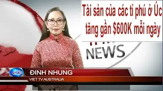 TIN 1PM 20-01-2026: Tài sản của các tỉ phú ở Úc tăng gần $600K mỗi ngày