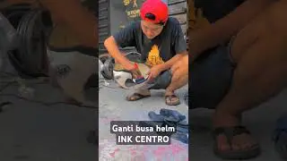 perbaikan busa helm INK Centro