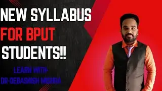 BPUT NEW SYLLABUS FOR BTECH 6TH SEMESTER STUDENTS.